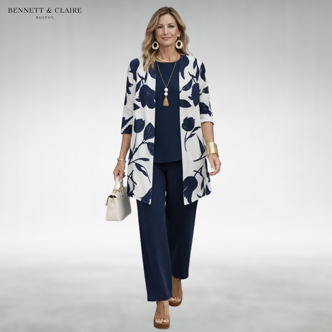 Navy Blue-White / 3XL