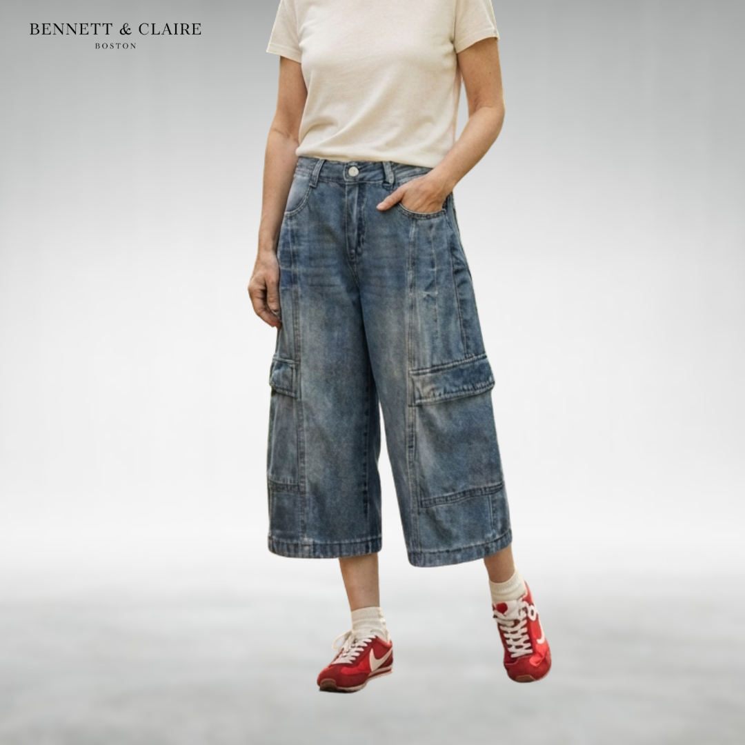 Adrianna™ Relaxed Cargo Jeans
