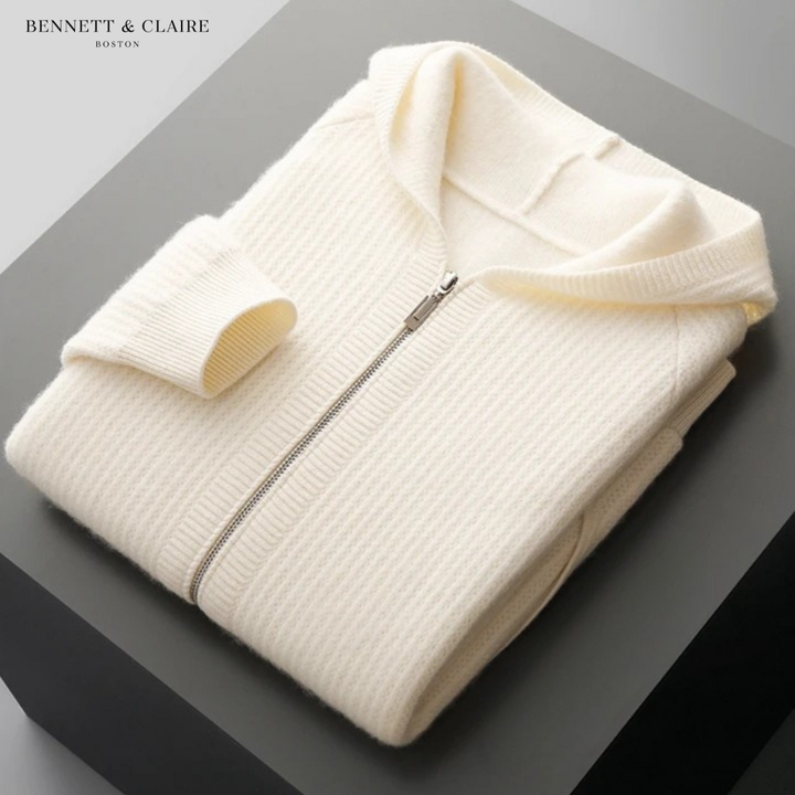 Ethan Casual Knit Hooded Jacket