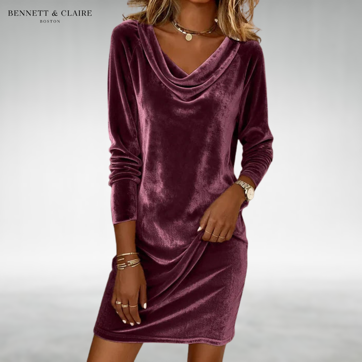 Nina™ Luxe Velvet Dress