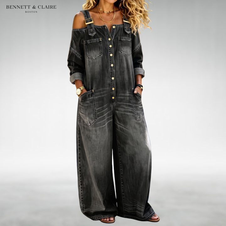 Mia™ Relaxed Denim Jumpsuit