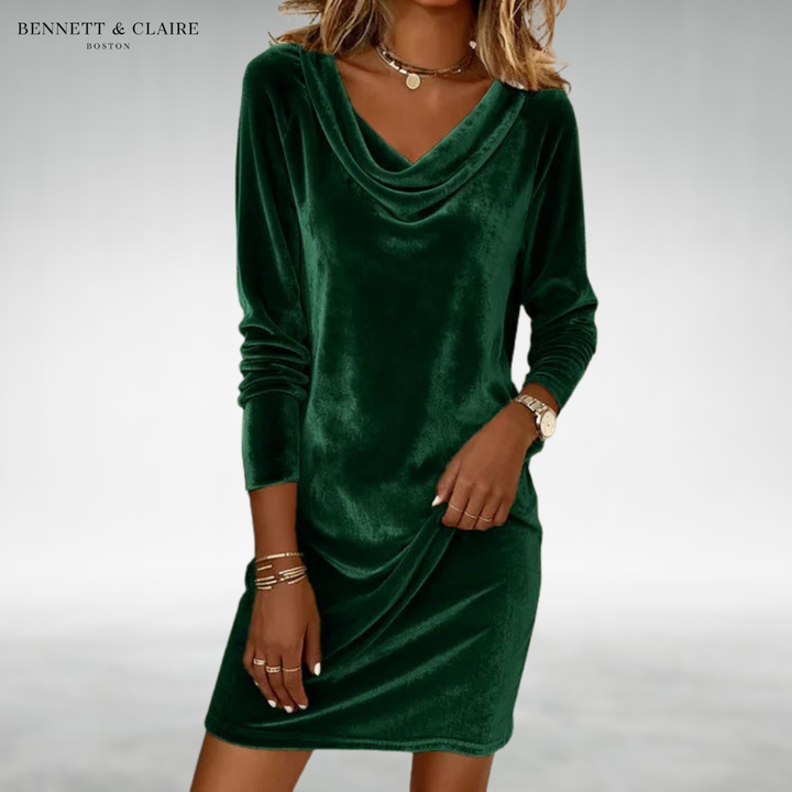 Nina™ Luxe Velvet Dress
