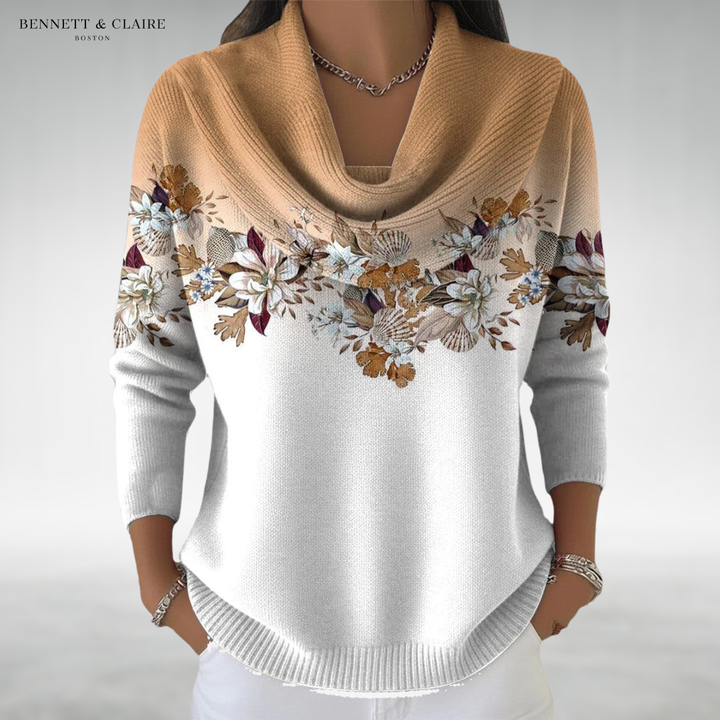 Marina™ Cozy Floral Sweater