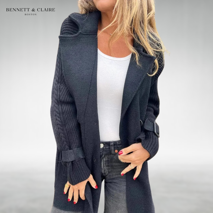 Elise™ Cozy Knit Sleeve Coat