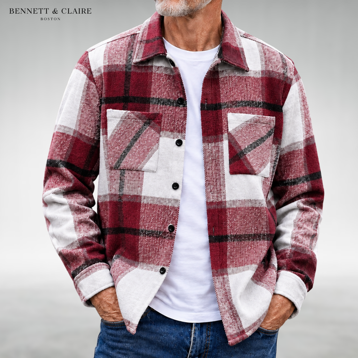 Emman Casual Plaid Jacket