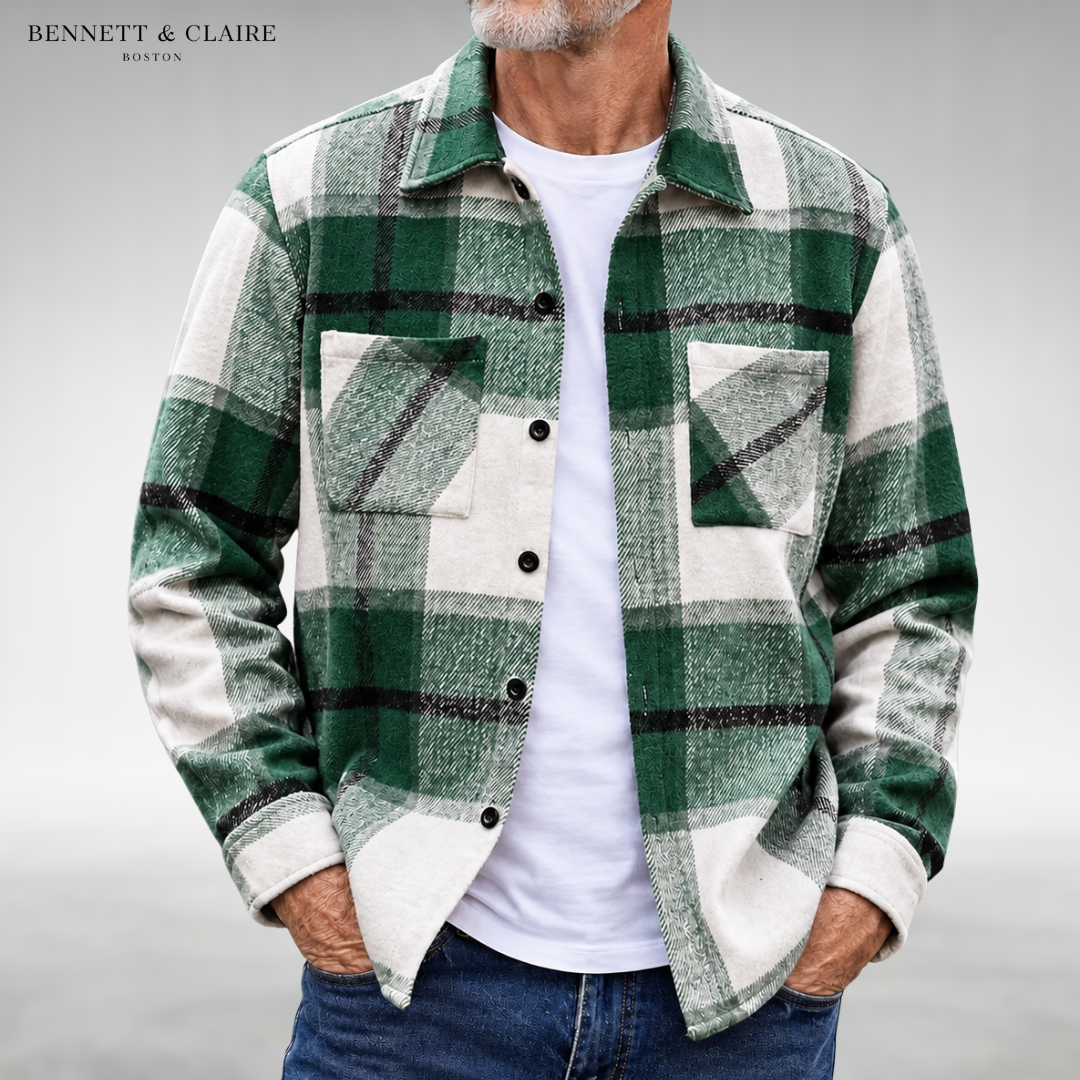 Emman Casual Plaid Jacket