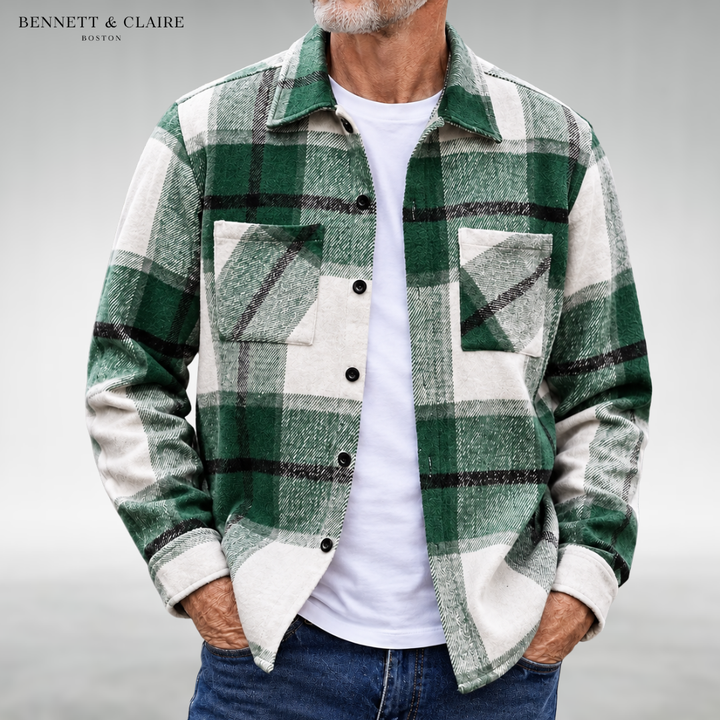 Emman Casual Plaid Jacket