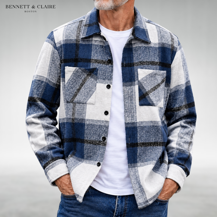 Emman Casual Plaid Jacket