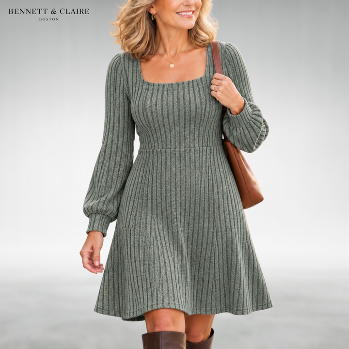 Eleanor Relaxed Square Neck Dress