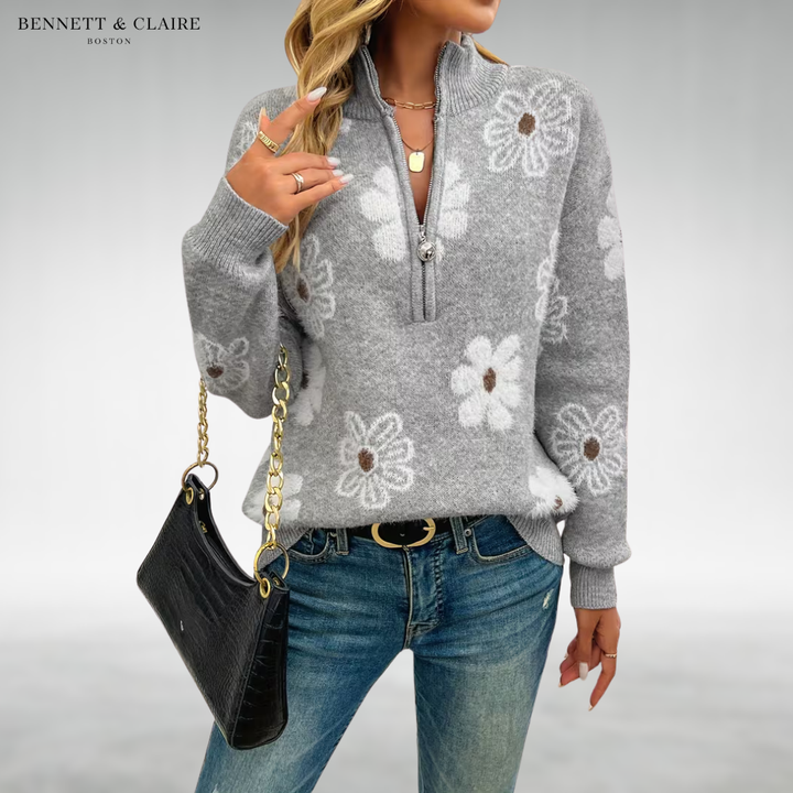 Doreen™ Cozy Half-Zip Sweater