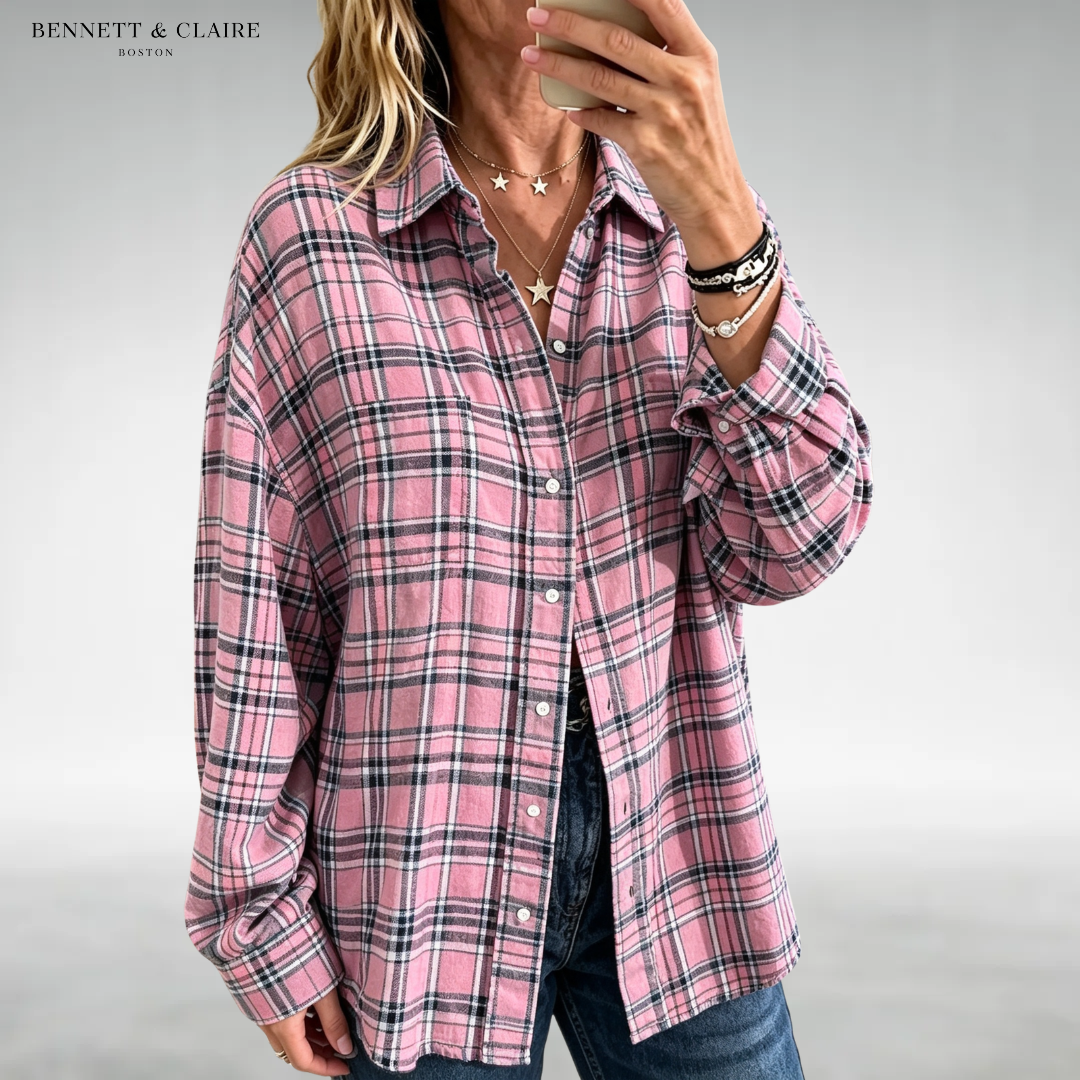 Sophia Relaxed Plaid Shirt