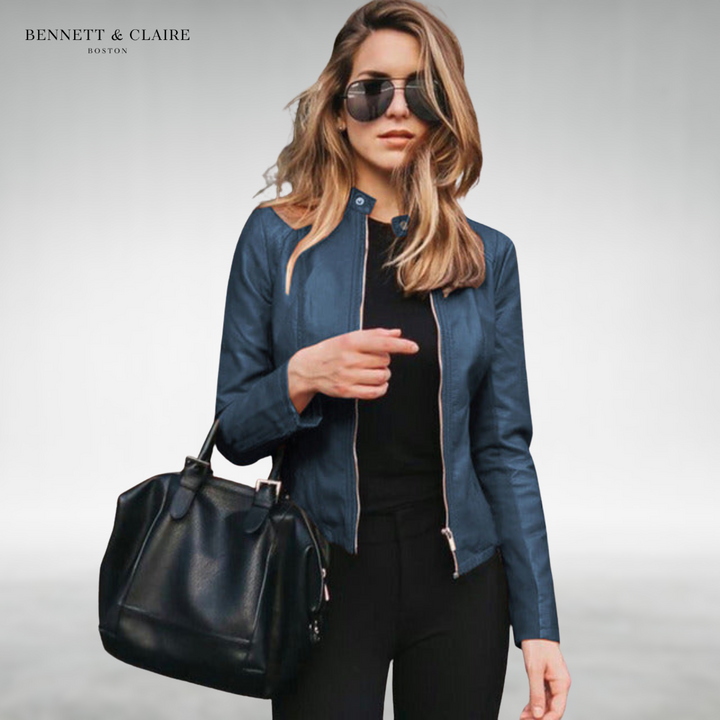 Skye™ Stylish Leather Jacket