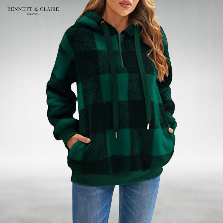 Mariam™ Stylish Half-Zip Sweater