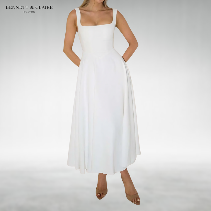 Clarissa™ Elegant Midi Dress