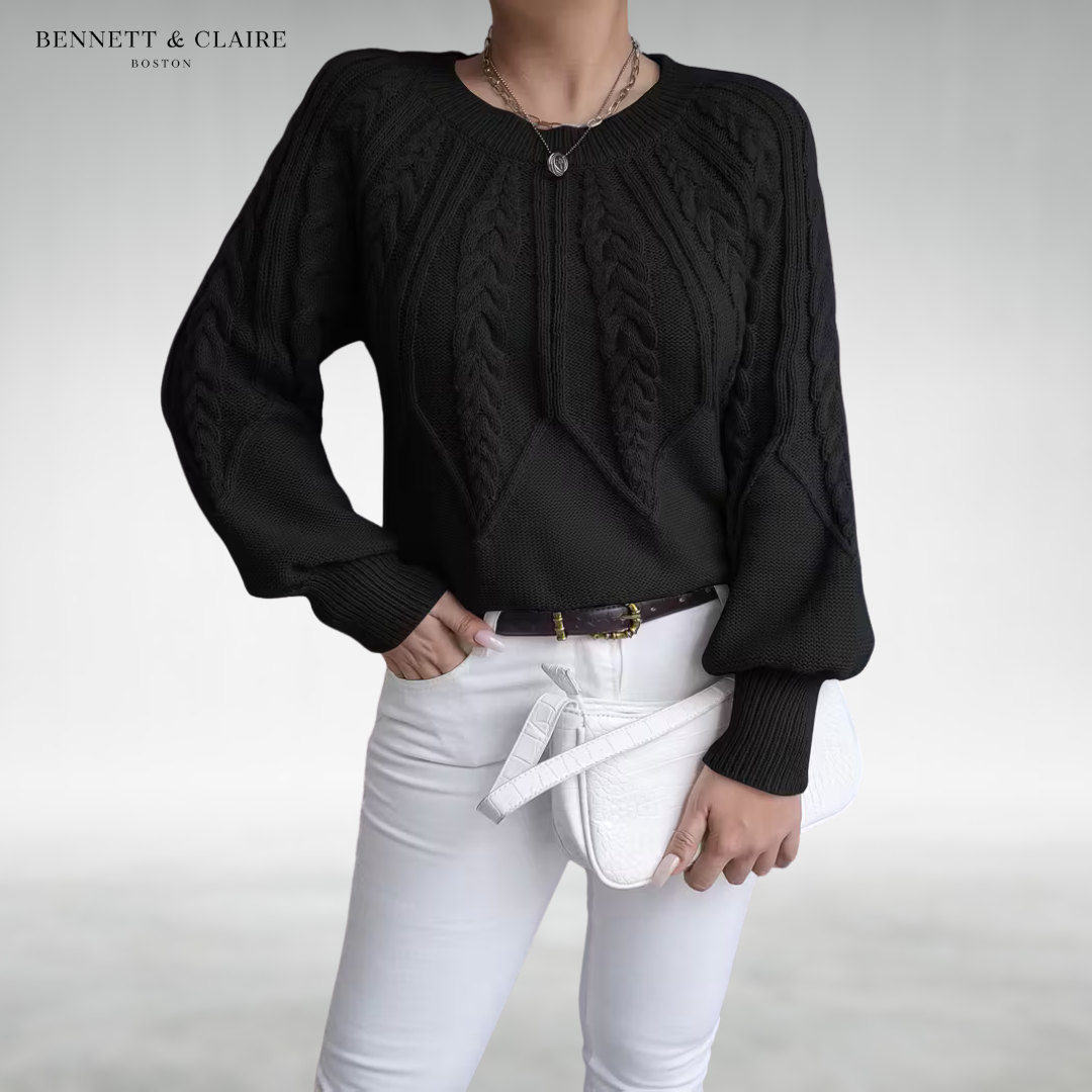 Carmen™ Cozy Cable Knit Sweater