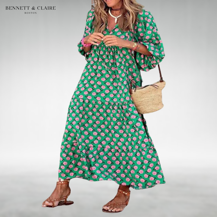 Amy™ Elegant Relaxed Midi Dress