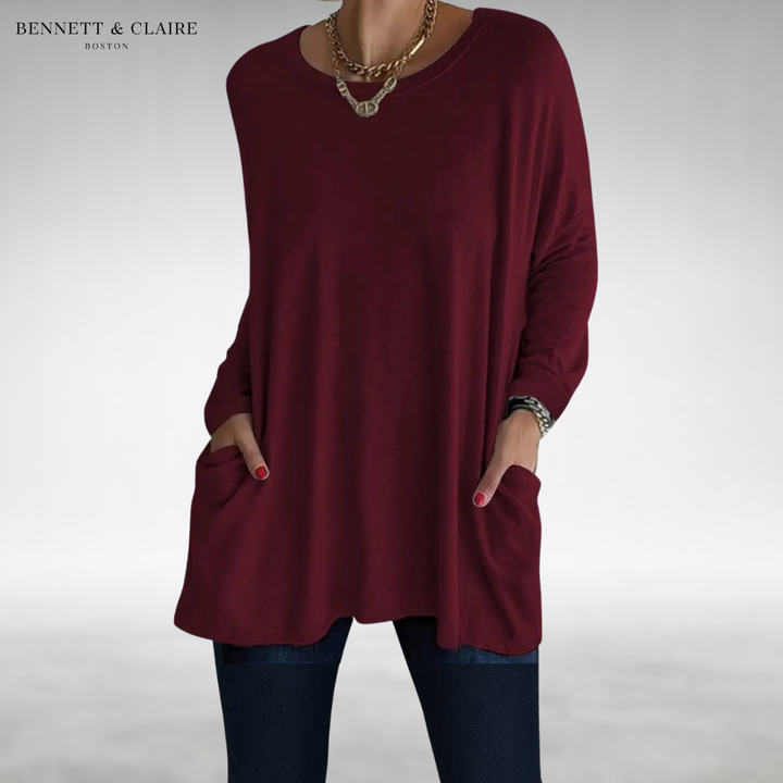 Eliza™ Cozy Pocket Tunic Top
