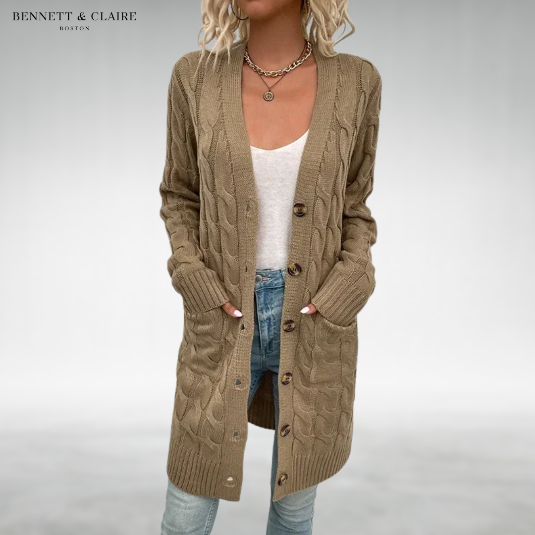 Melissa™ Cozy Knit Long Cardigan