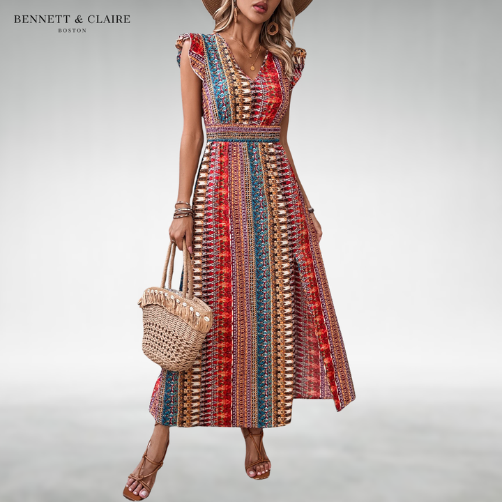 Alina™ Effortless Boho Maxi Dress