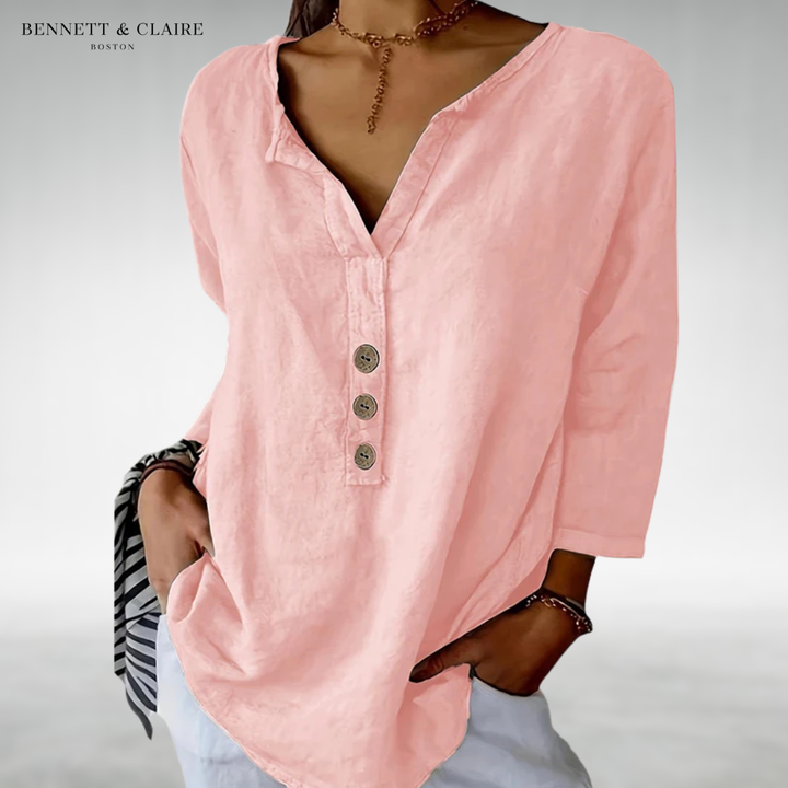 Luna™ Lightweight Button Top