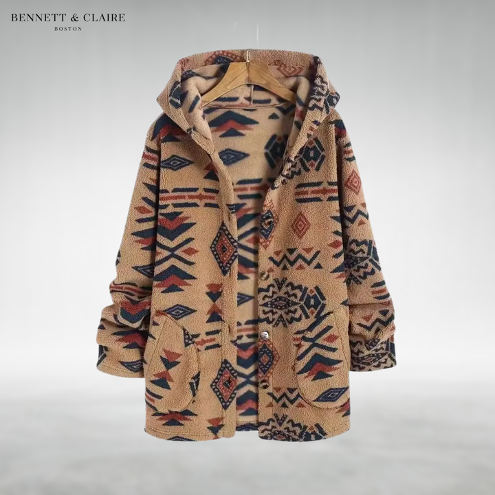 Nicole™ Cozy Plush Hooded Cardigan