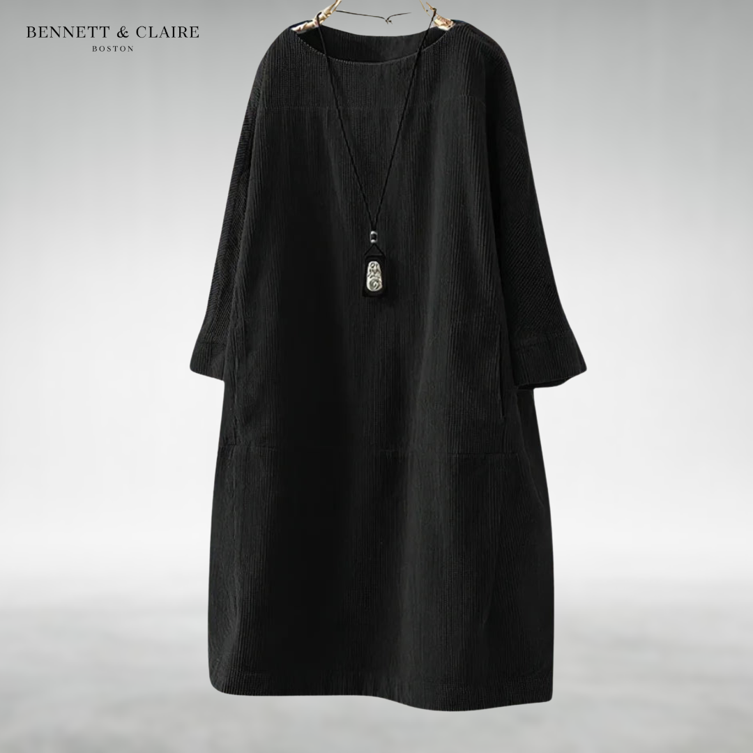 Amy™ Relaxed Corduroy Midi Dress