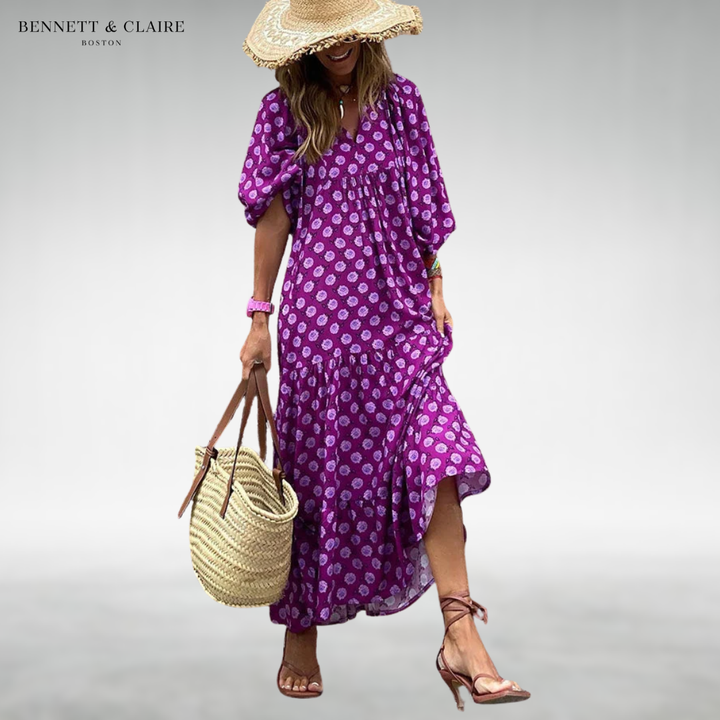 Amy™ Elegant Relaxed Midi Dress