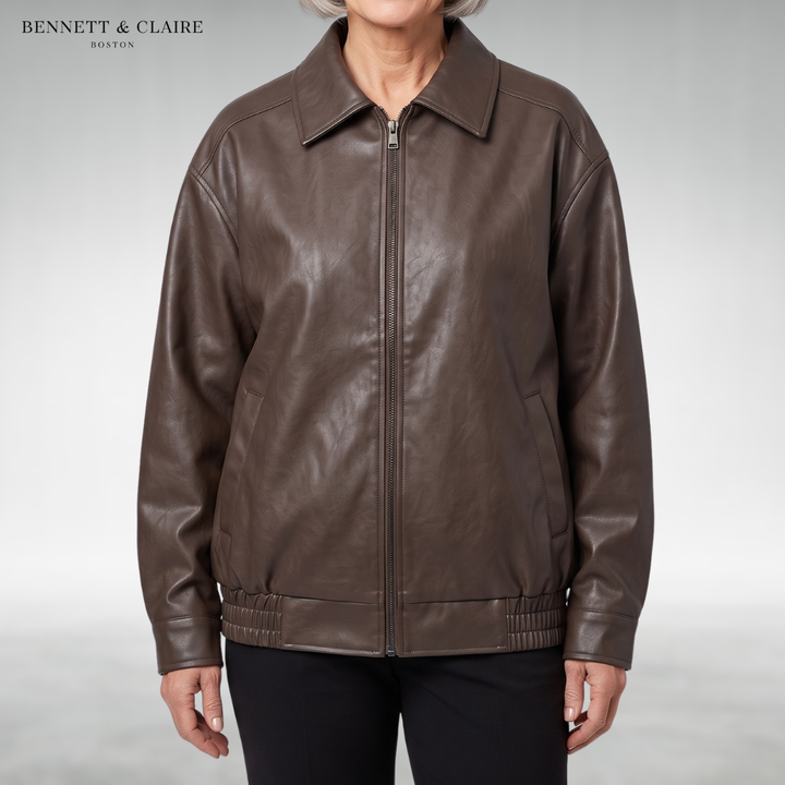 Joyce Relaxed Zip-Front Jacket