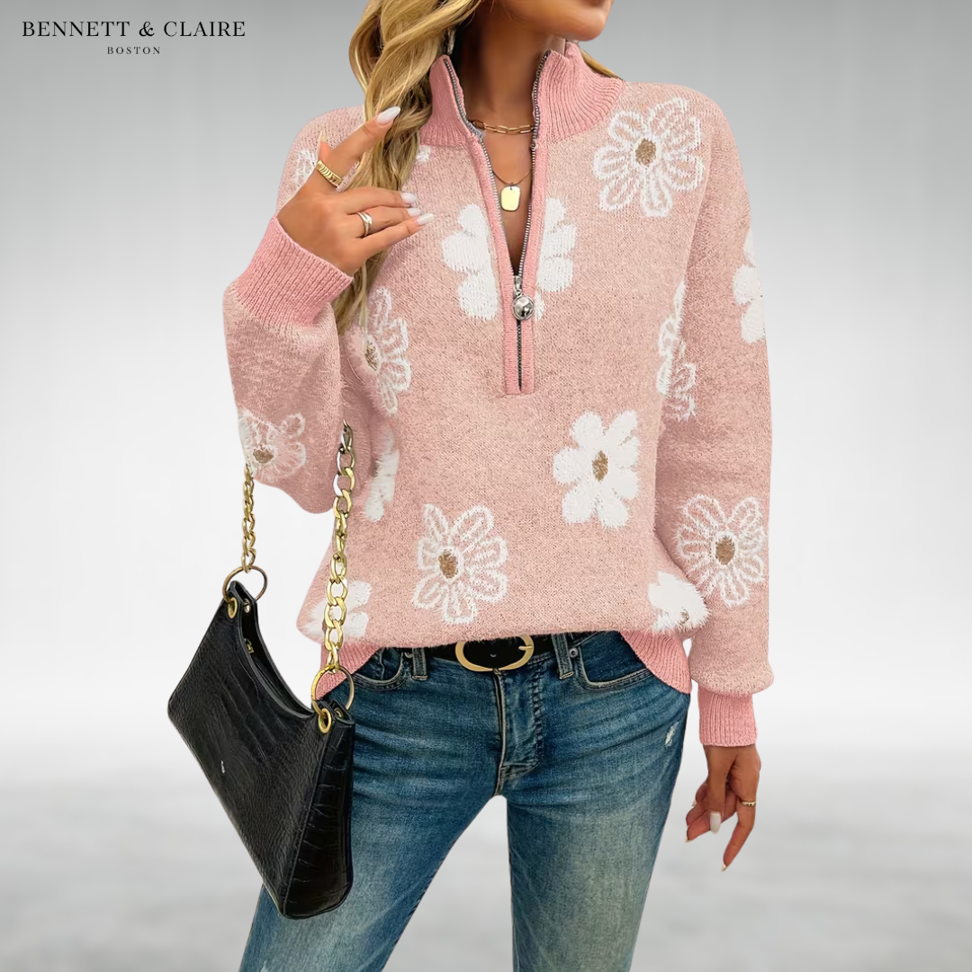 Doreen™ Cozy Half-Zip Sweater