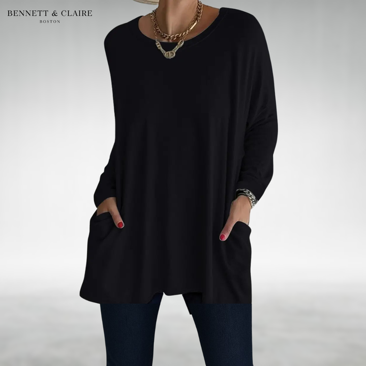 Eliza™ Cozy Pocket Tunic Top