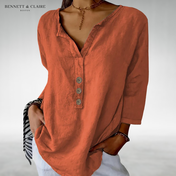 Luna™ Lightweight Button Top