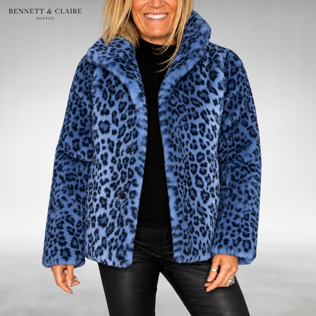 Allison Plush Leopard Coat