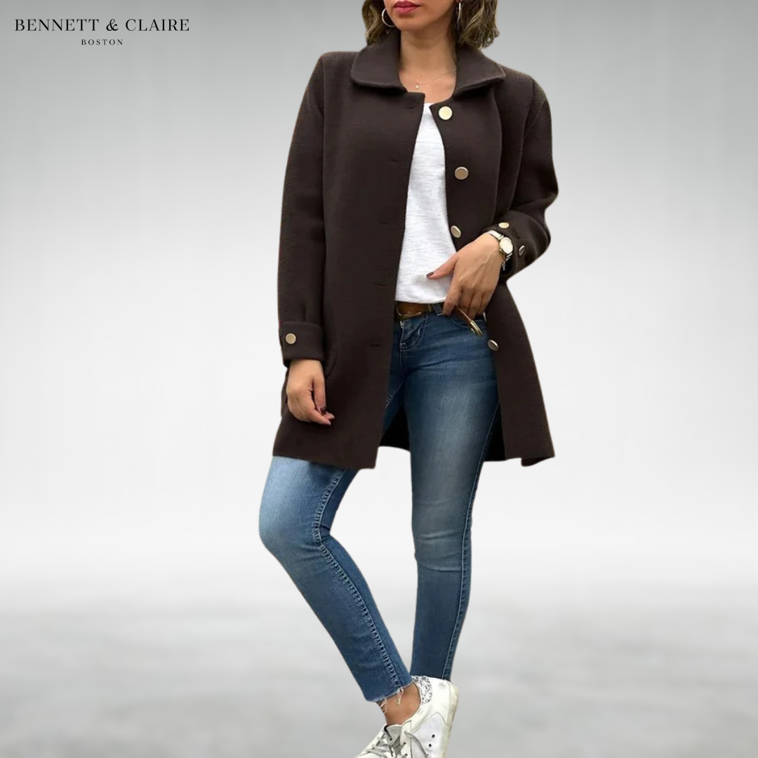 Amelia™ Elegant Women’s Wool Coat