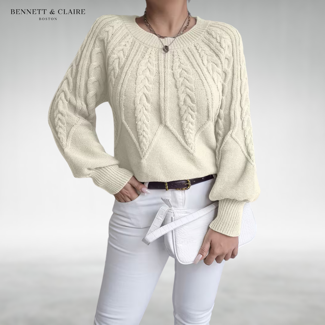 Carmen™ Cozy Cable Knit Sweater