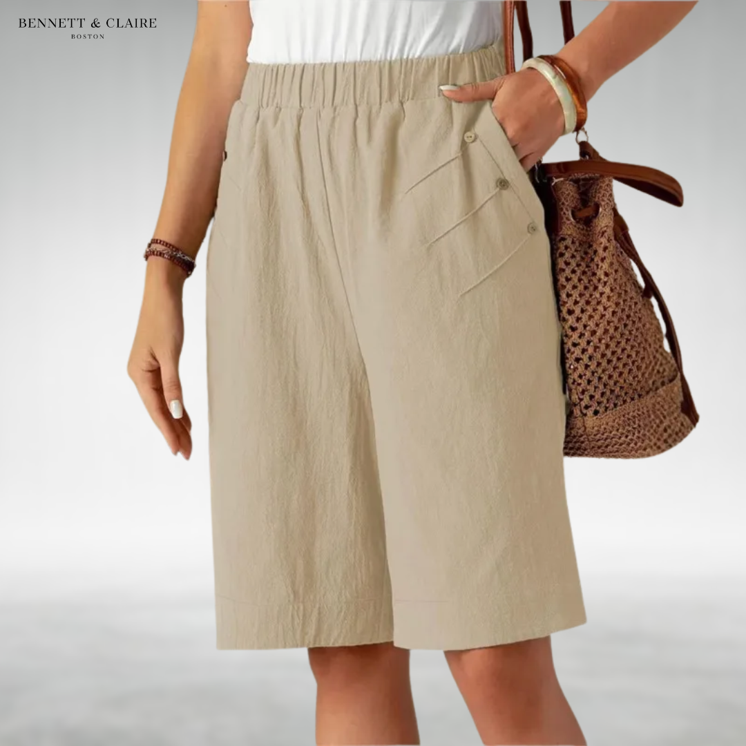 Sara™ Elastic Waist Shorts