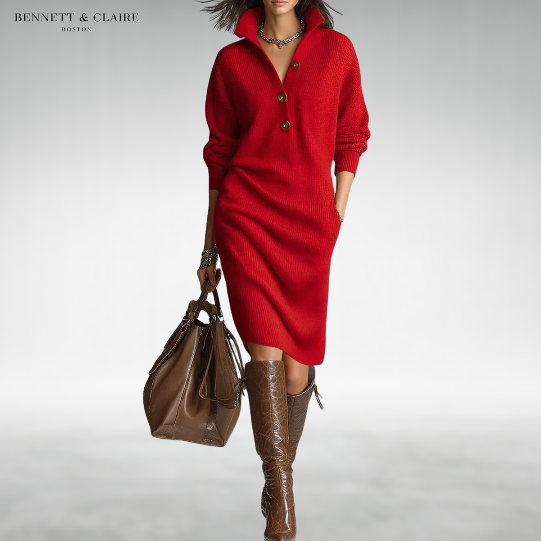 Lena™ Warm Knit Dress