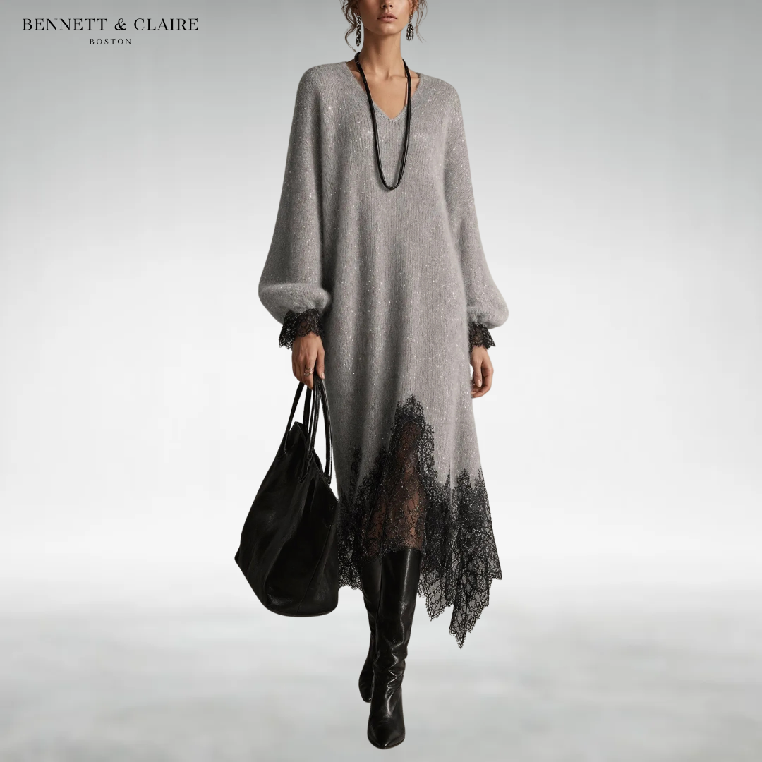 Claire Elegant Sweater Dress