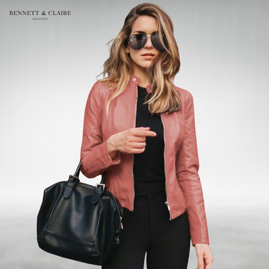 Skye™ Stylish Leather Jacket