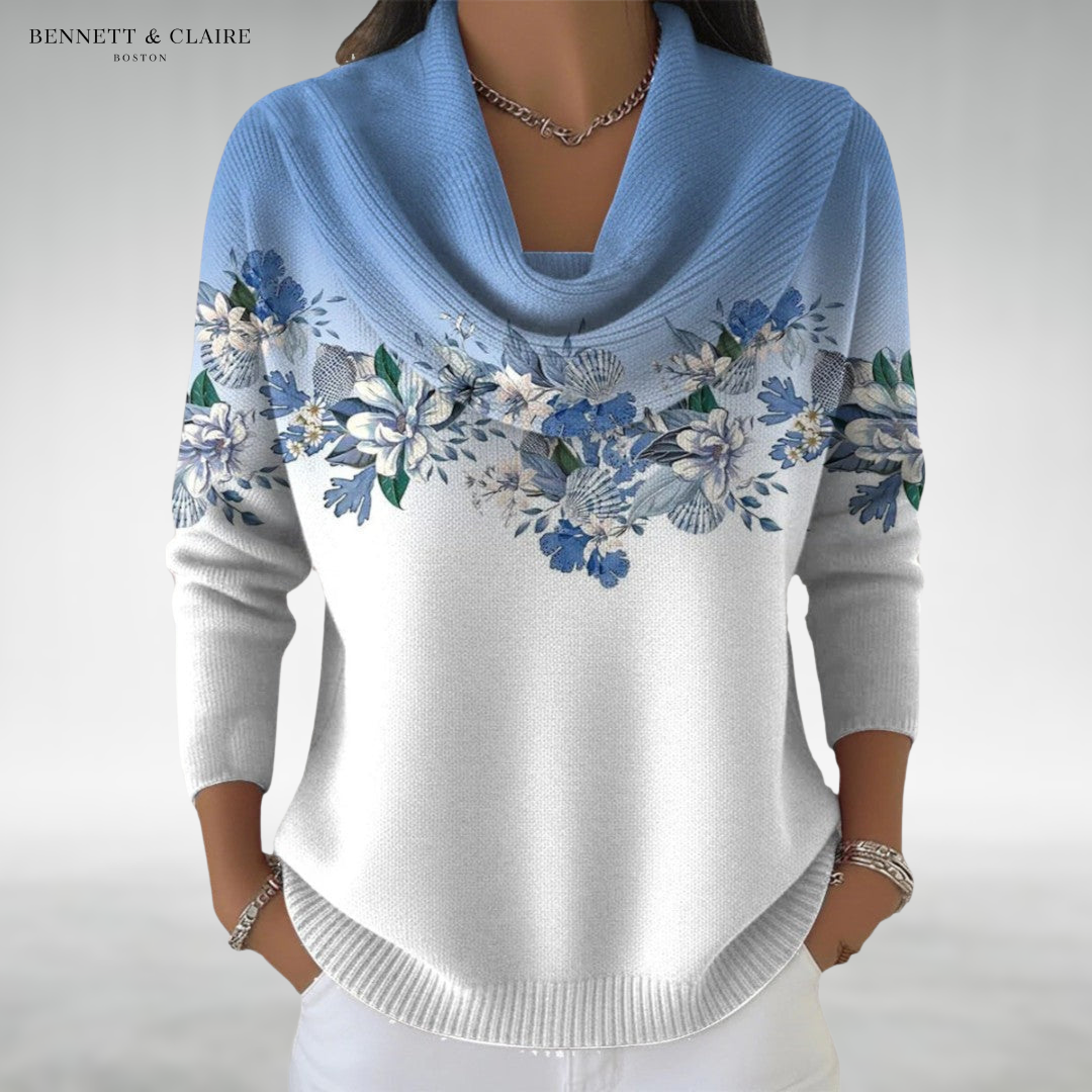 Marina™ Cozy Floral Sweater