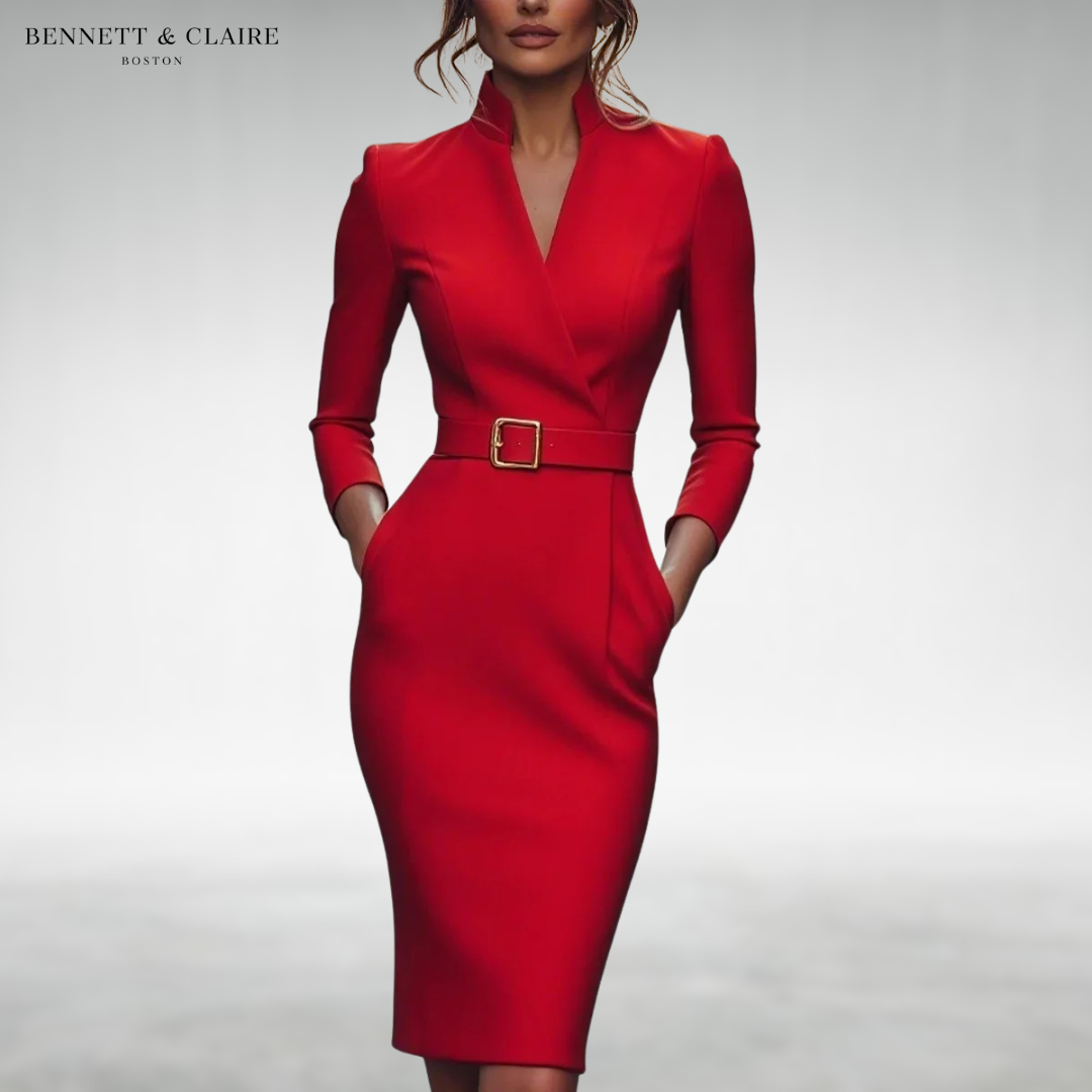 Christina™ Elegant Midi Dress