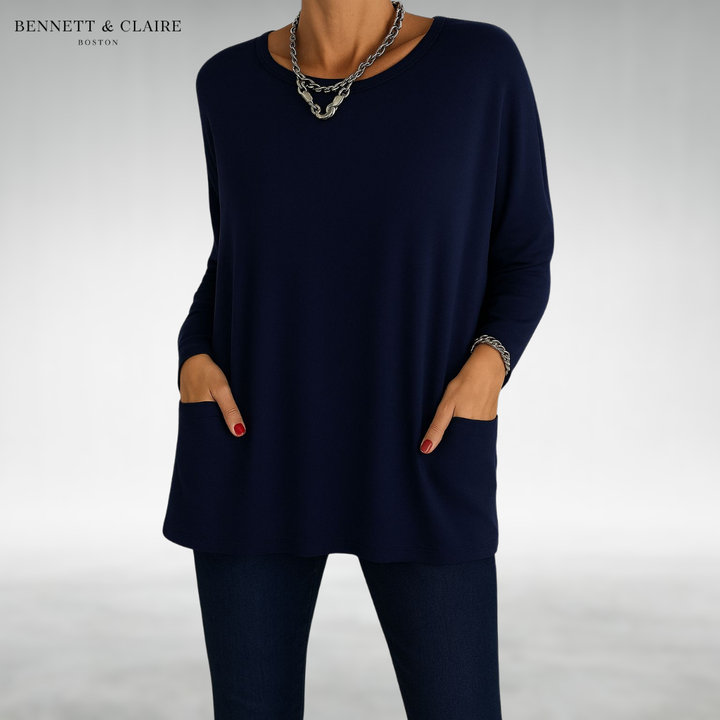 Eliza™ Cozy Pocket Tunic Top