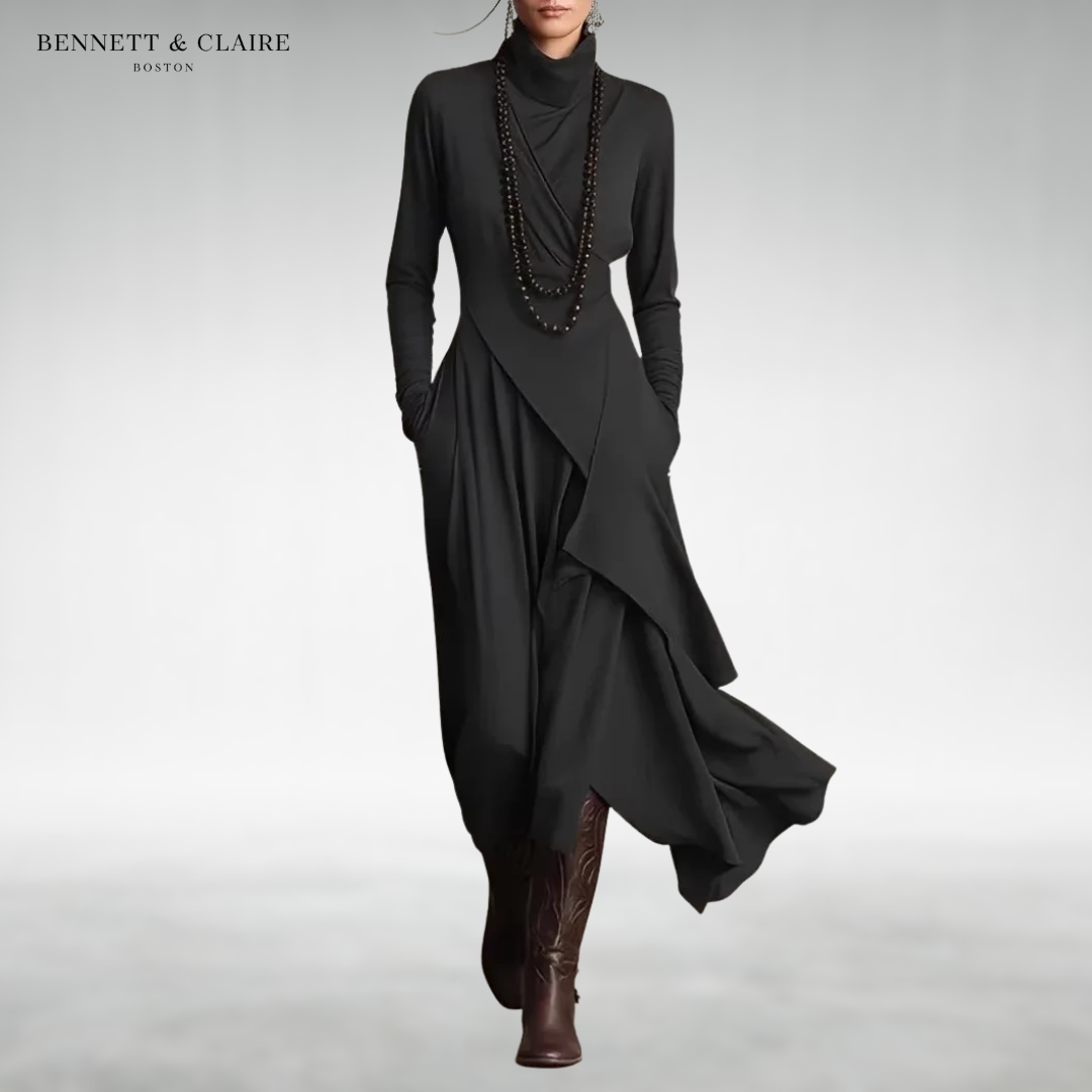 Celestra™ Turtleneck Maxi Dress
