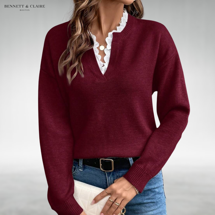 Ashley™ Elegant Lace Sweater