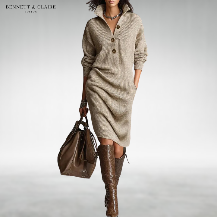 Lena™ Warm Knit Dress