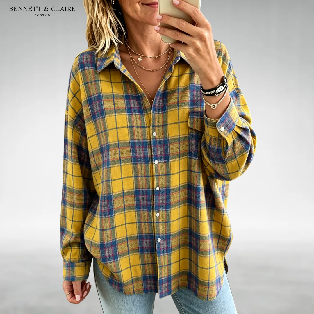 Sophia Relaxed Plaid Shirt