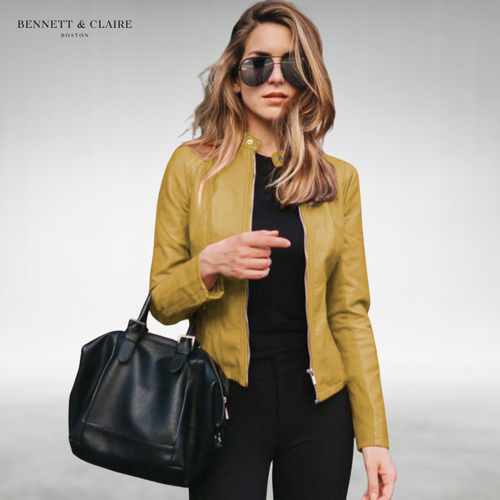 Skye™ Stylish Leather Jacket