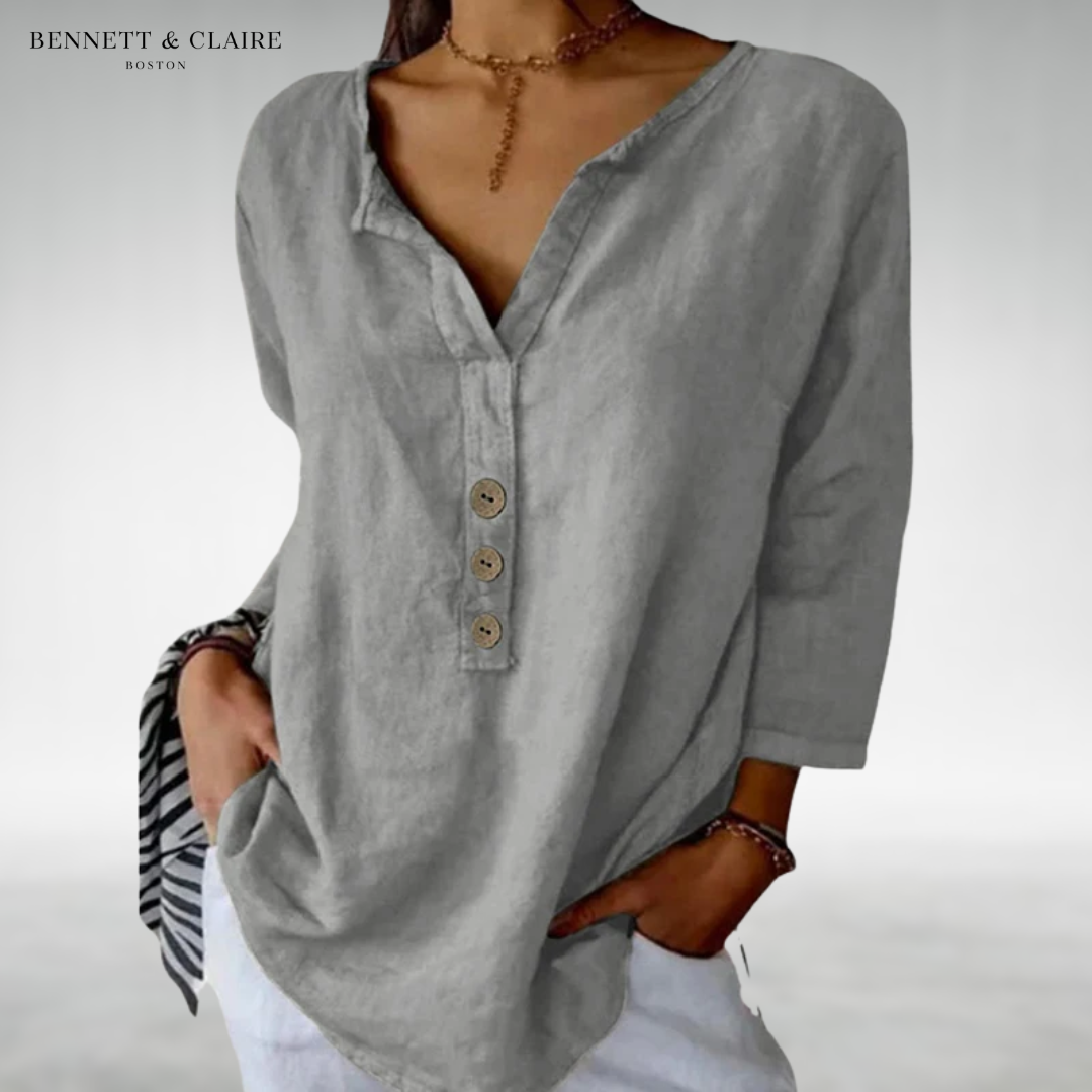 Luna™ Lightweight Button Top