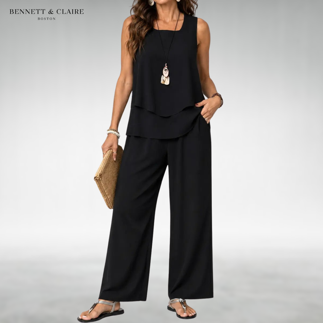 Amer™ Wide-Leg Two-Piece Set