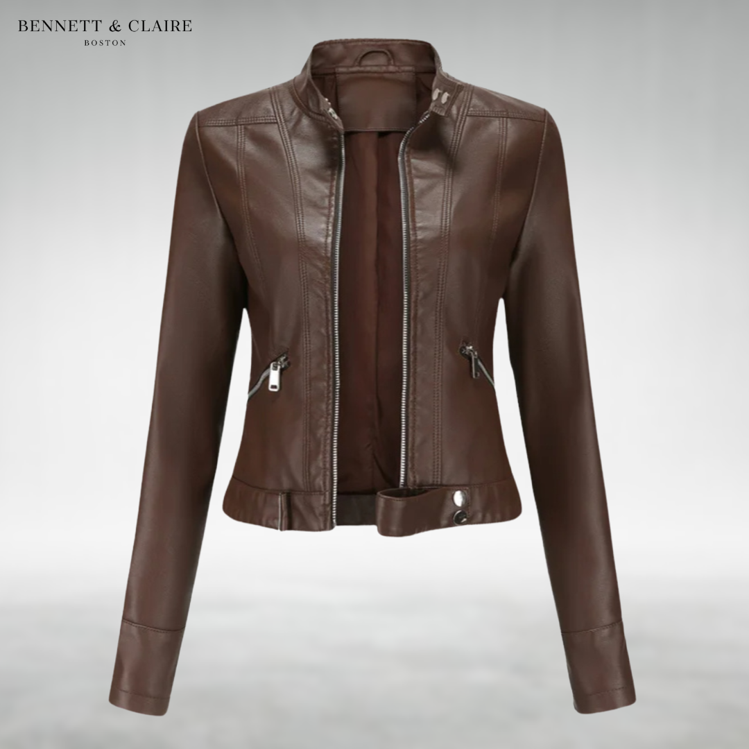 Lacey™ Elegant Leather Jacket