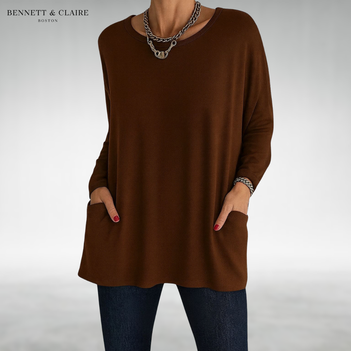 Eliza™ Cozy Pocket Tunic Top